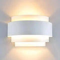 Applique murale LED cylindrique, lumière haut et bas, blanc