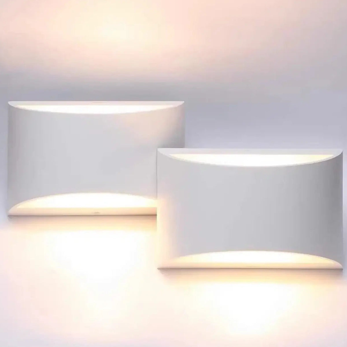 Applique murale LED minimaliste, noire ou blanche, blanc