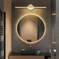 Applique murale LED design, forme carrée ou cercle, doré ou noir, doré