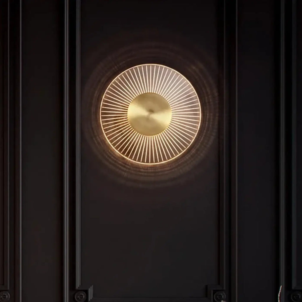 Applique murale LED soleil rayonnant pour chambre
