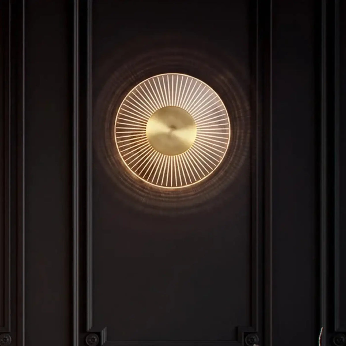 Applique murale LED soleil rayonnant pour chambre