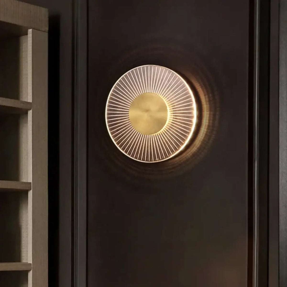 Applique murale LED soleil rayonnant pour chambre