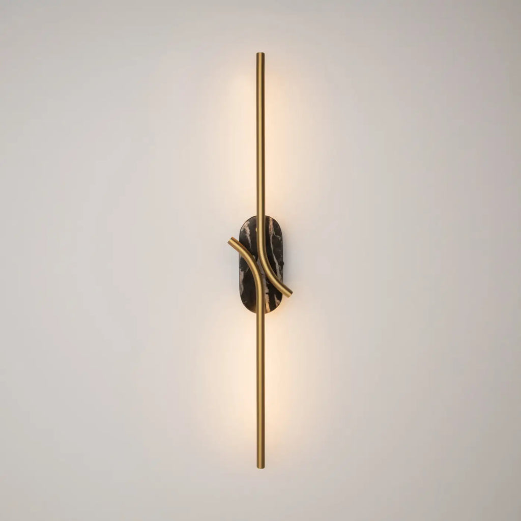 Applique murale LED plaque en relief de 63 cm, trois finitions