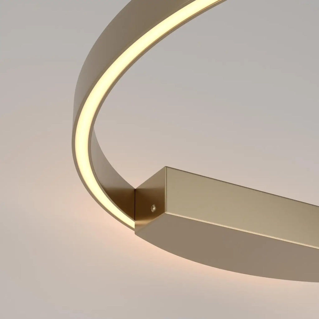 Applique murale LED en anneau de 40 cm, intensité et teinte réglables