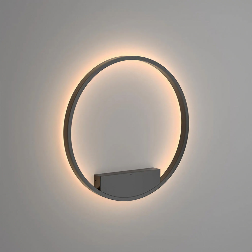 Applique murale LED en anneau de 40 cm, intensité et teinte réglables
