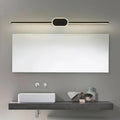 Applique murale LED pour miroir, trois tailles, noir ou blanc, noir