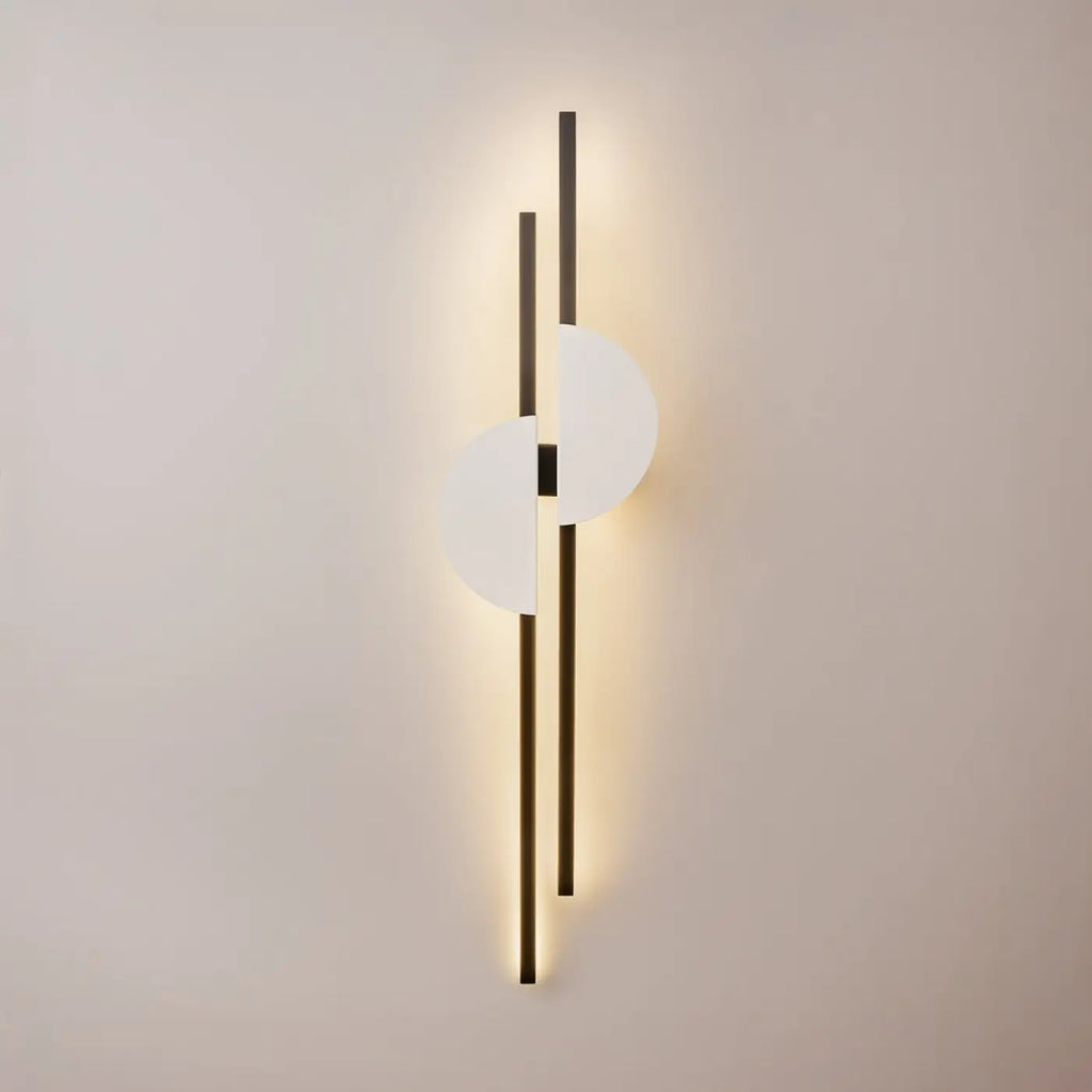 Applique murale LED en tige verticale de 79 cm, gauche ou droite