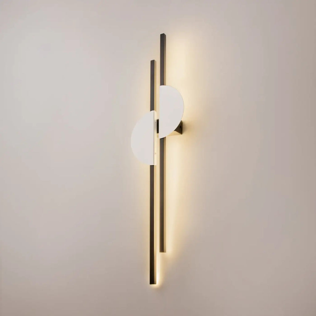 Applique murale LED en tige verticale de 79 cm, gauche ou droite