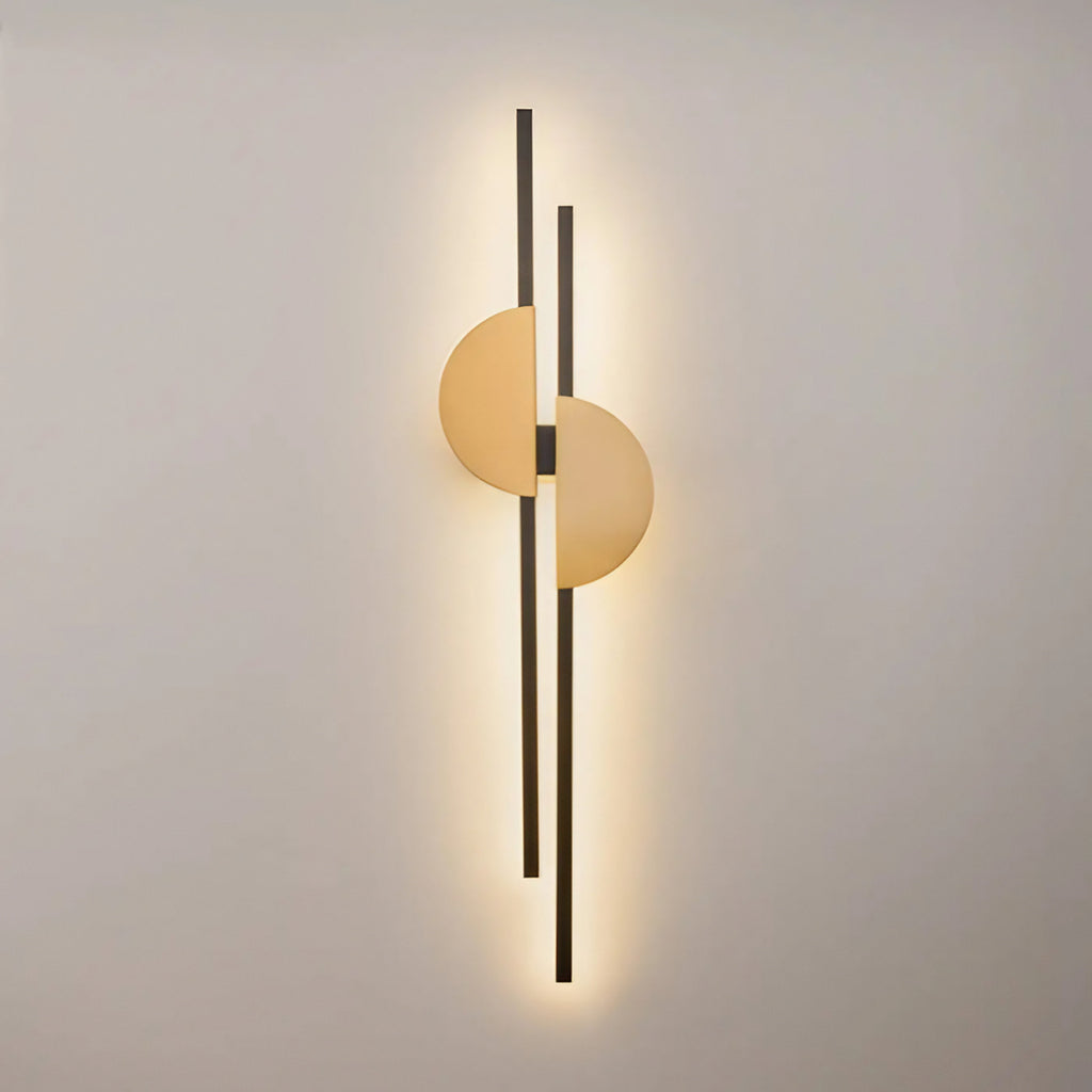 Applique murale LED en tige verticale de 79 cm, gauche ou droite