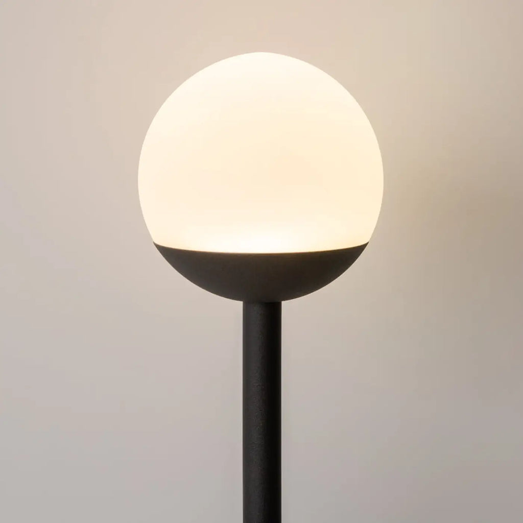 Applique murale LED anneau de lumière sur tige, doré ou noir