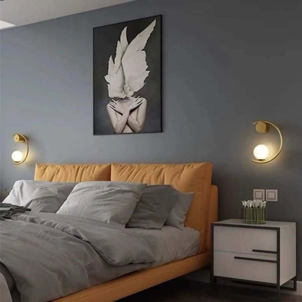 Applique murale lune, un astre lumineux au mur