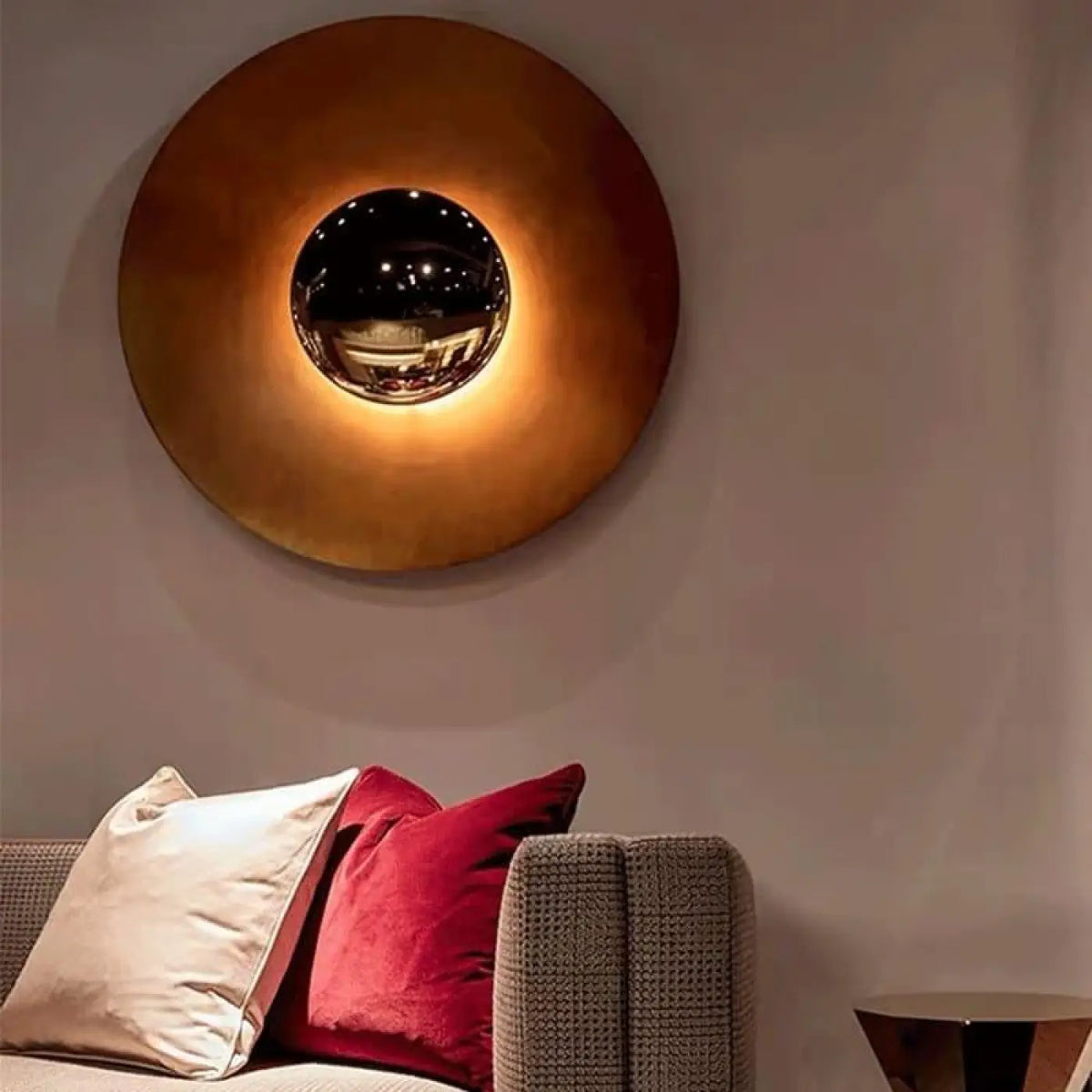 Applique murale marron, aussi en blanc, vert ou bleu, marron