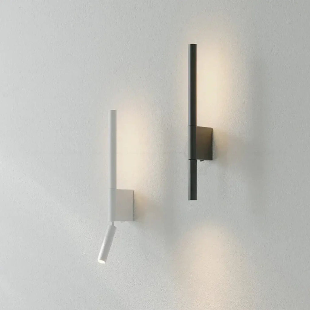 Applique murale minimaliste, noir ou blanc
