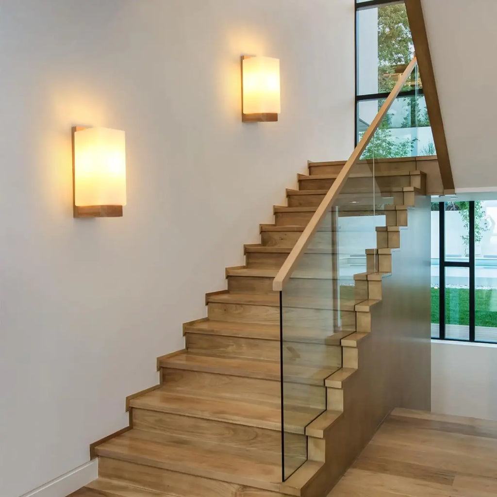 Applique murale minimaliste avec diffuseur lumineux