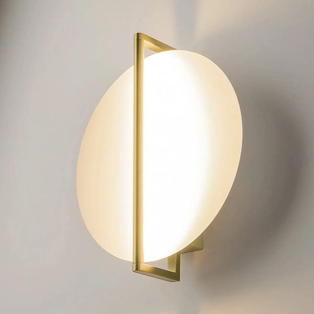 Applique murale LED disque en relief rétroéclairé, 30 cm