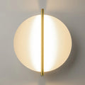 Applique murale LED disque en relief rétroéclairé, 30 cm, doré