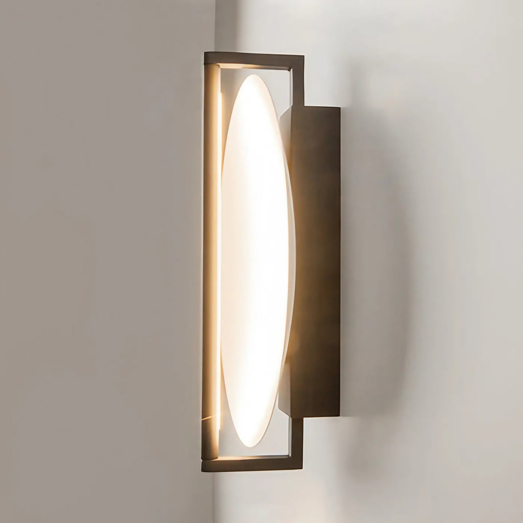 Applique murale LED disque en relief rétroéclairé, 30 cm