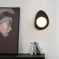Applique murale moderne aux lignes épurées, jaune ou noire, noir