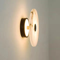 Applique murale en marbre beige sur support noir, tailles S à L