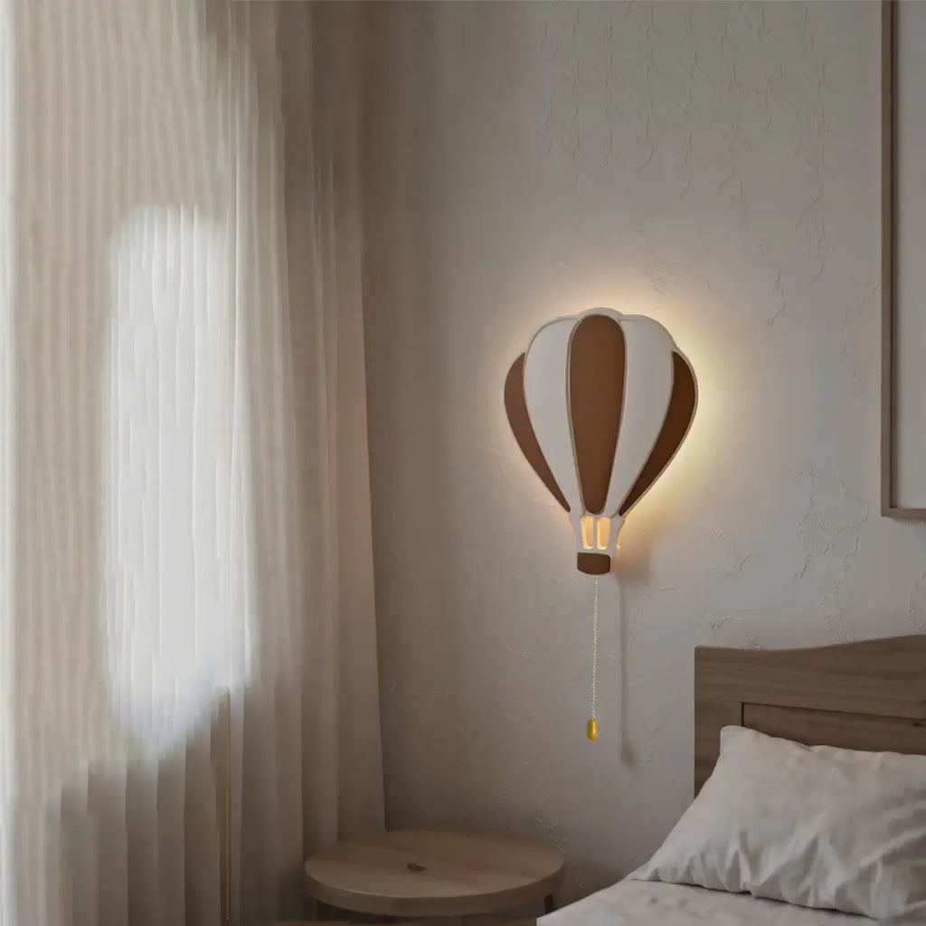 Applique murale montgolfière pour chambre d'enfant