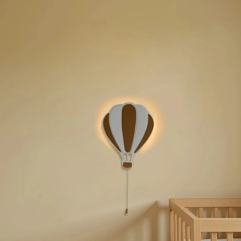 Applique murale montgolfière pour chambre d'enfant