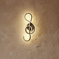 Applique murale musicale, décor de notes et d'instruments