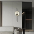 Applique murale LED pour couloir d'appartement, noire ou dorée, noir