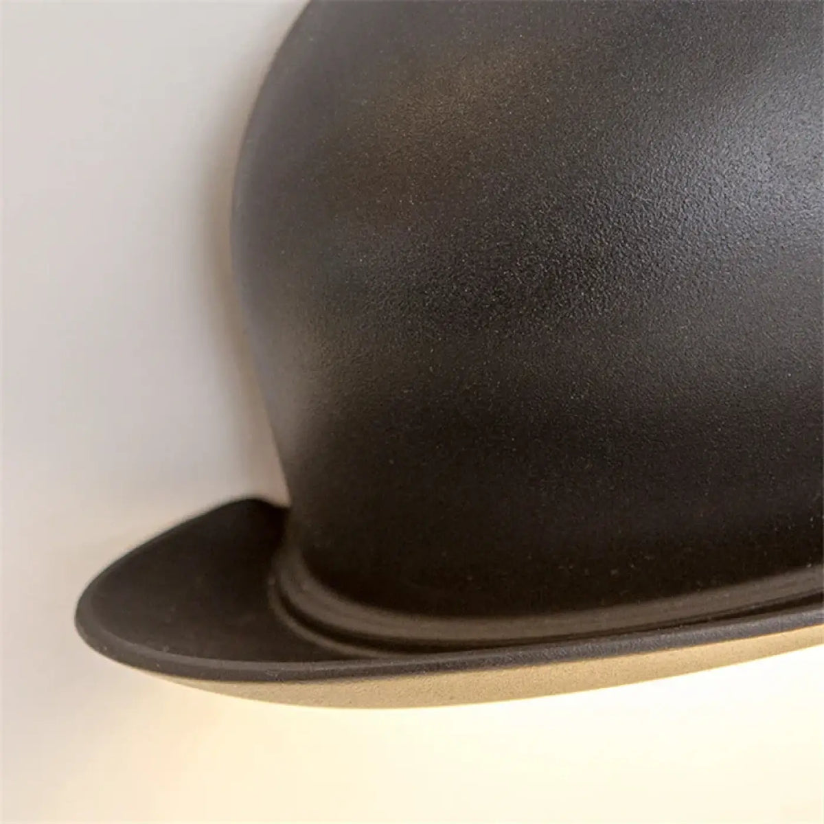 Applique murale nordique en forme de chapeau, blanc ou noir