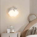 Applique murale enfant ours ou lapin, coloris blanc