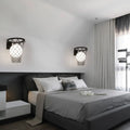 Applique murale panier de basket avec ballon lumineux LED, noir