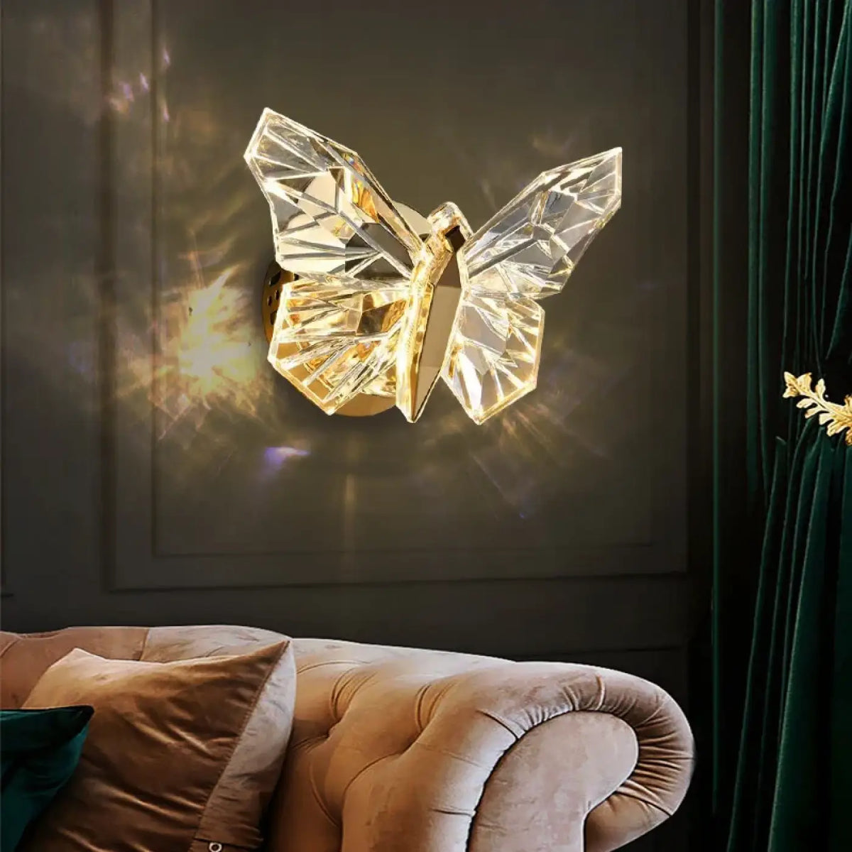 Applique murale papillon façon origami