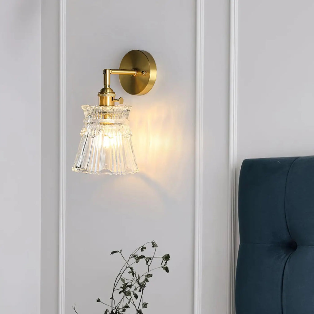 Applique murale en pâte de verre