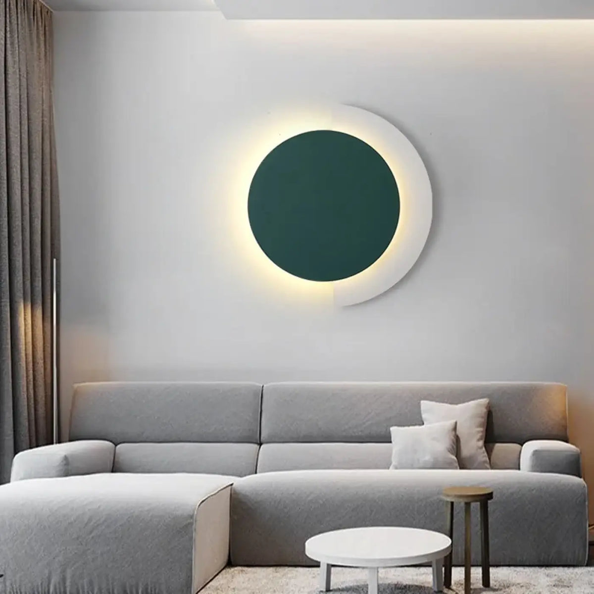 Applique murale LED post-moderne, orange, vert ou noir, vert