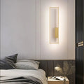 Applique murale rectangle, simple ou double, noir ou doré, doré