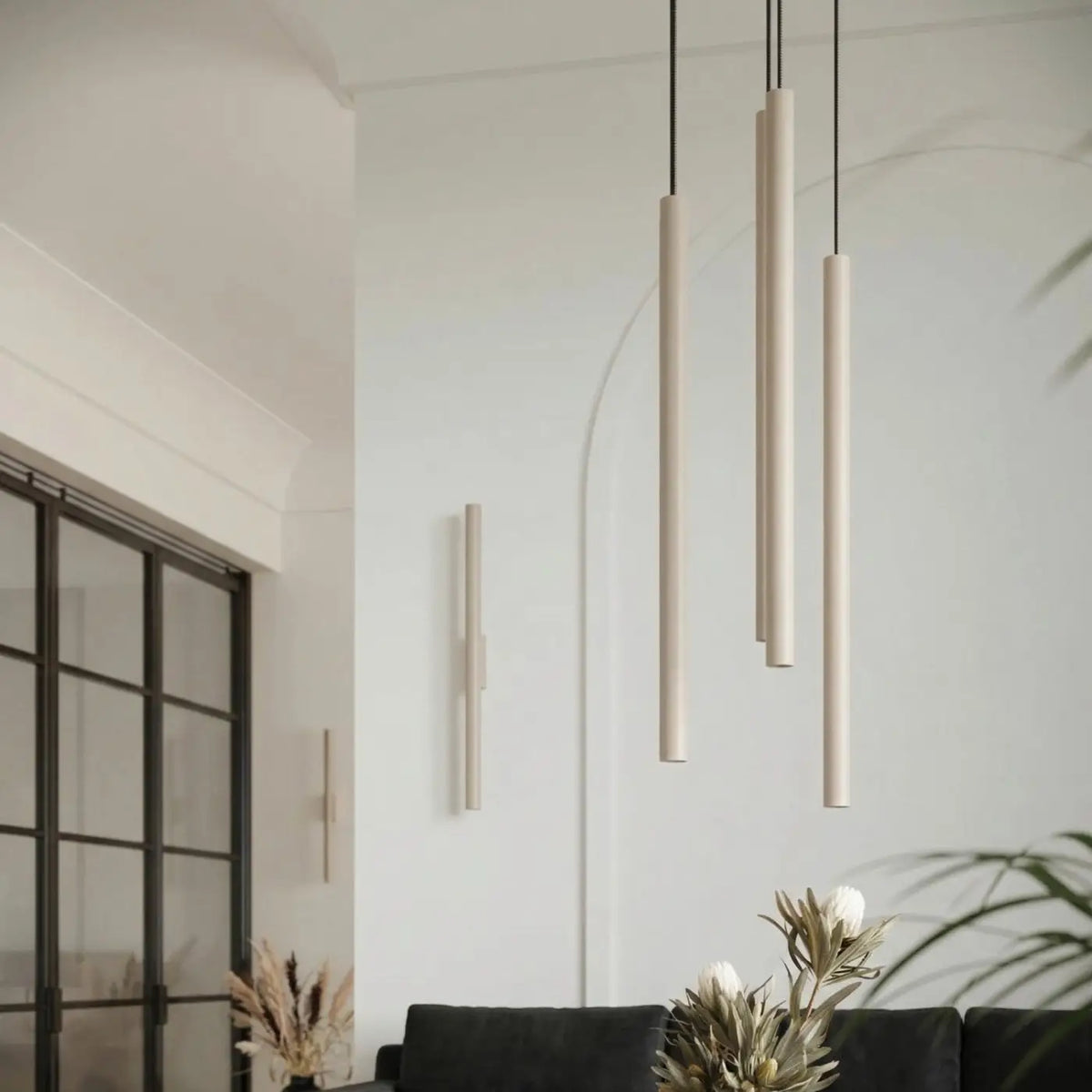 Applique réglette extra plate de 50 cm, lumière vers le haut et le bas