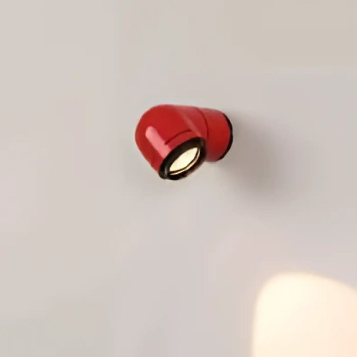 Applique murale rétro-futuriste, rouge ou blanc, rouge