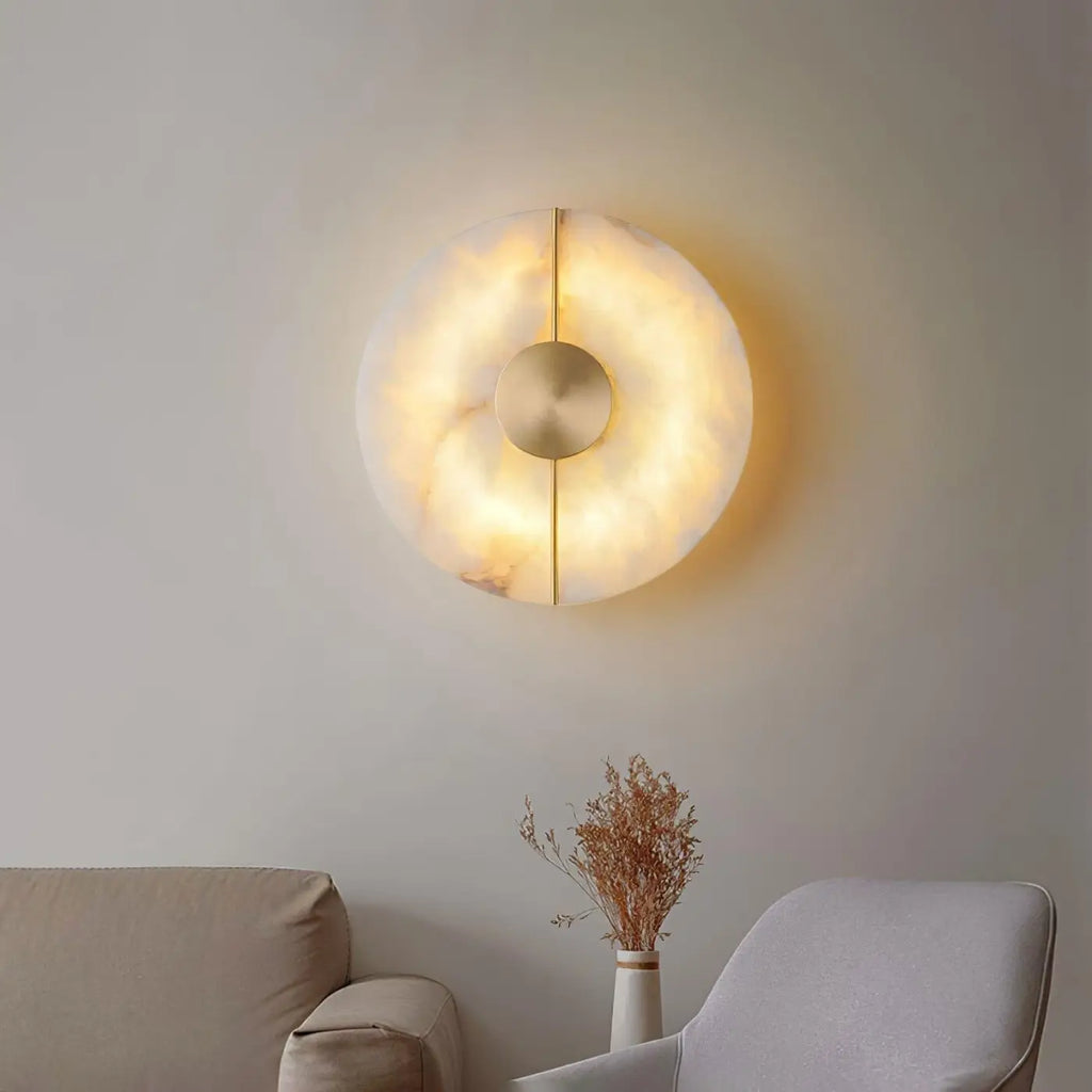 Applique murale blanche, forme ronde ou allongée