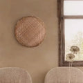 Applique murale en rotin et bambou, style japonais, trois tailles