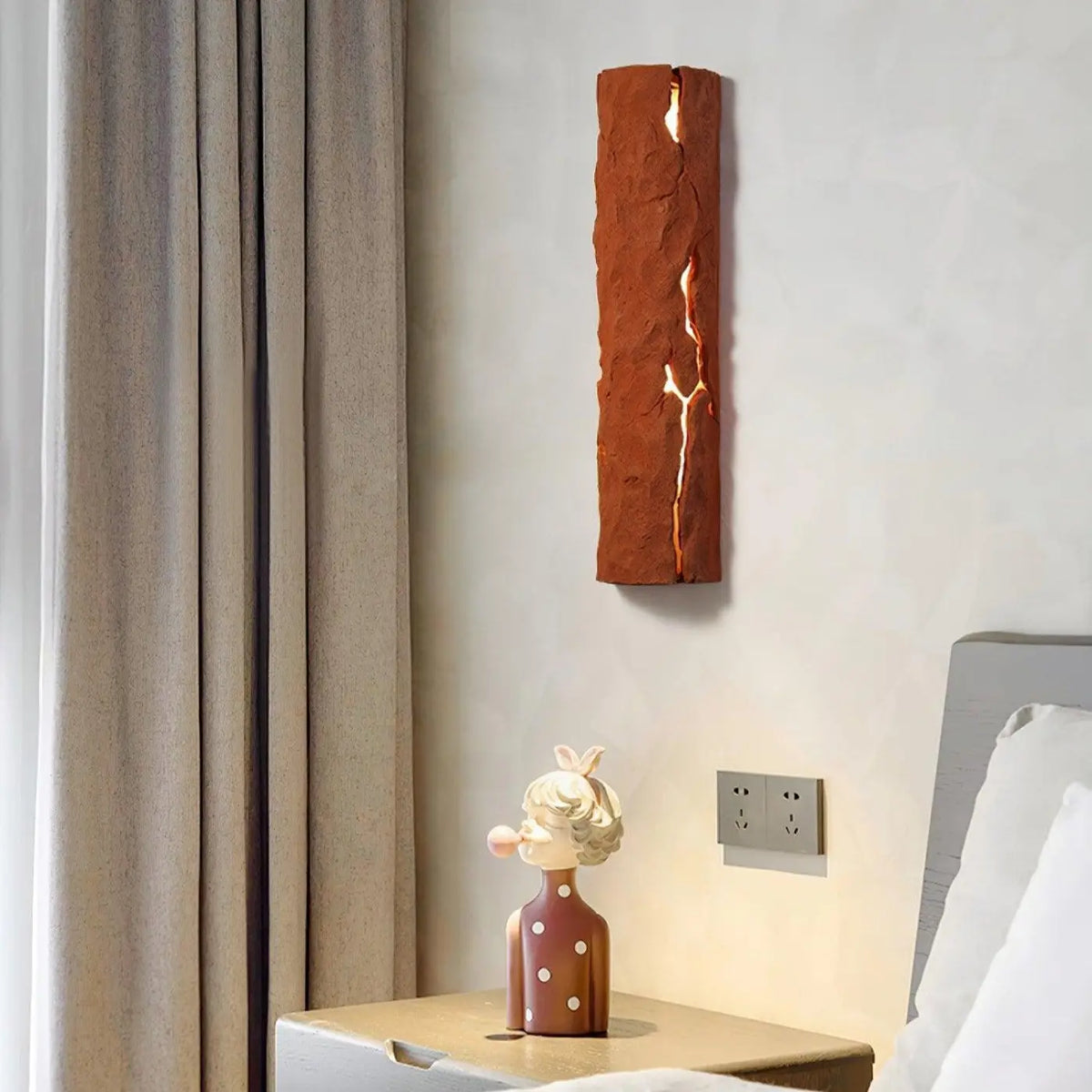 Applique murale rouge ou blanche, blanc chaud ou froid, rouge