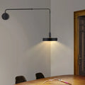 Applique scandinave à bras orientable, deux formes d'abat-jour