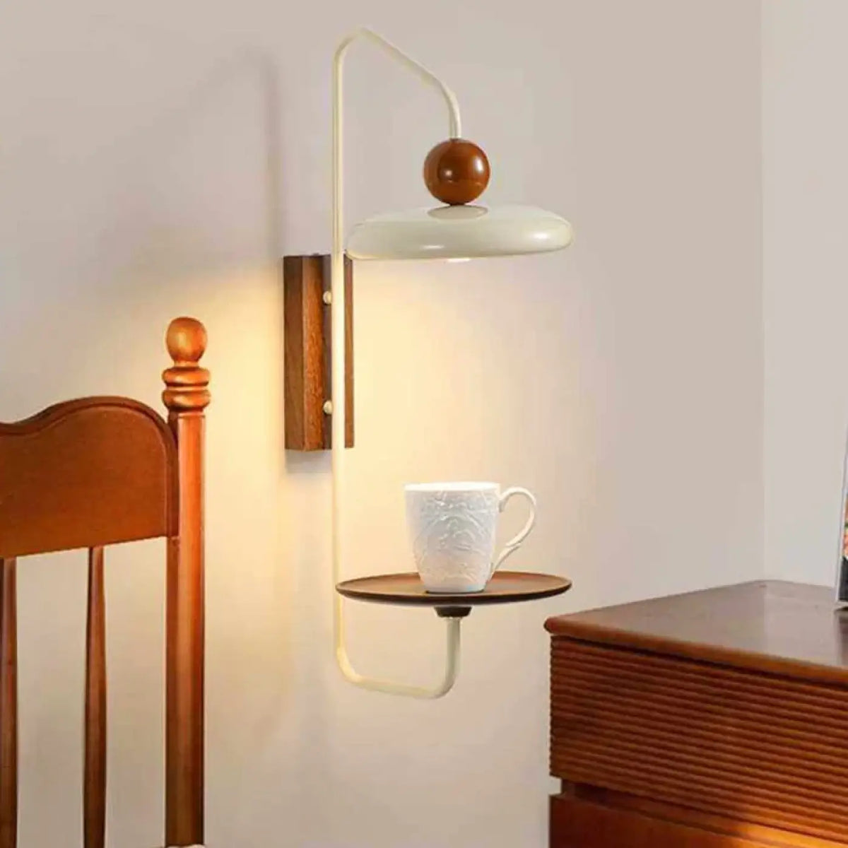 Applique murale scandinave pour chambre, esprit hôtel