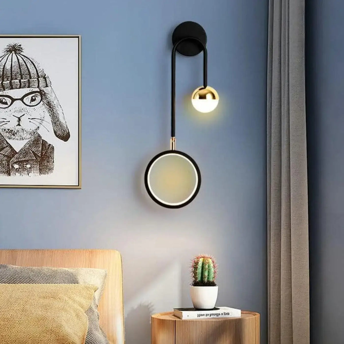 Applique murale scandinave, orientation gauche ou droite