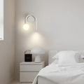 Applique murale scandinave, blanche ou noire, blanc