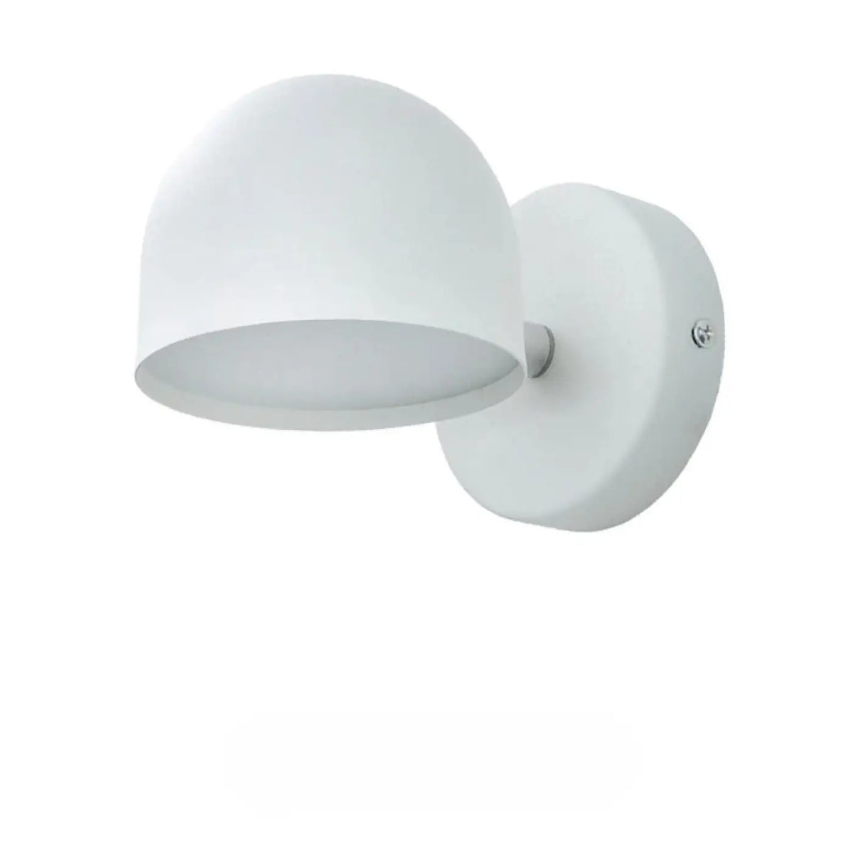 Applique scandinave à abat-jour arrondi, quatre modèles, blanc