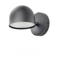 Applique scandinave à abat-jour arrondi, quatre modèles, noir