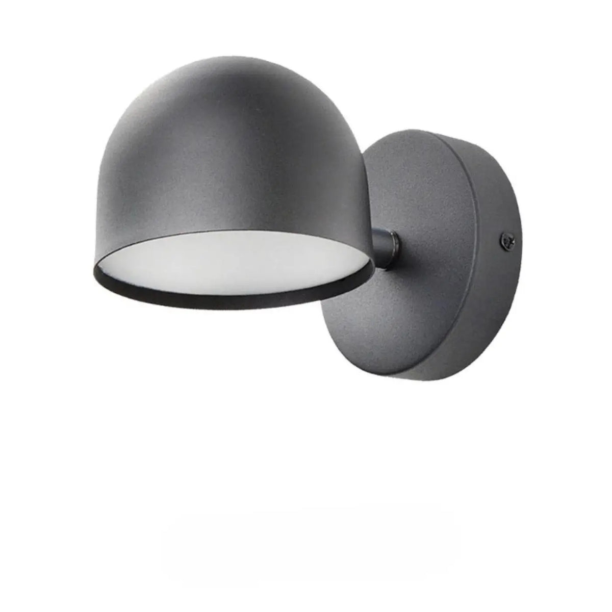 Applique scandinave à abat-jour arrondi, quatre modèles, noir