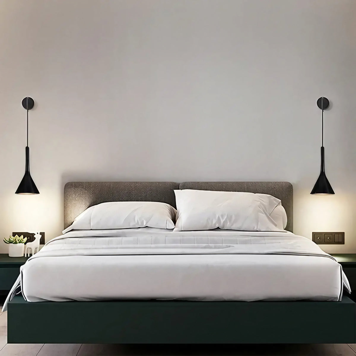 Applique tête de lit suspendue style scandinave, cinq coloris