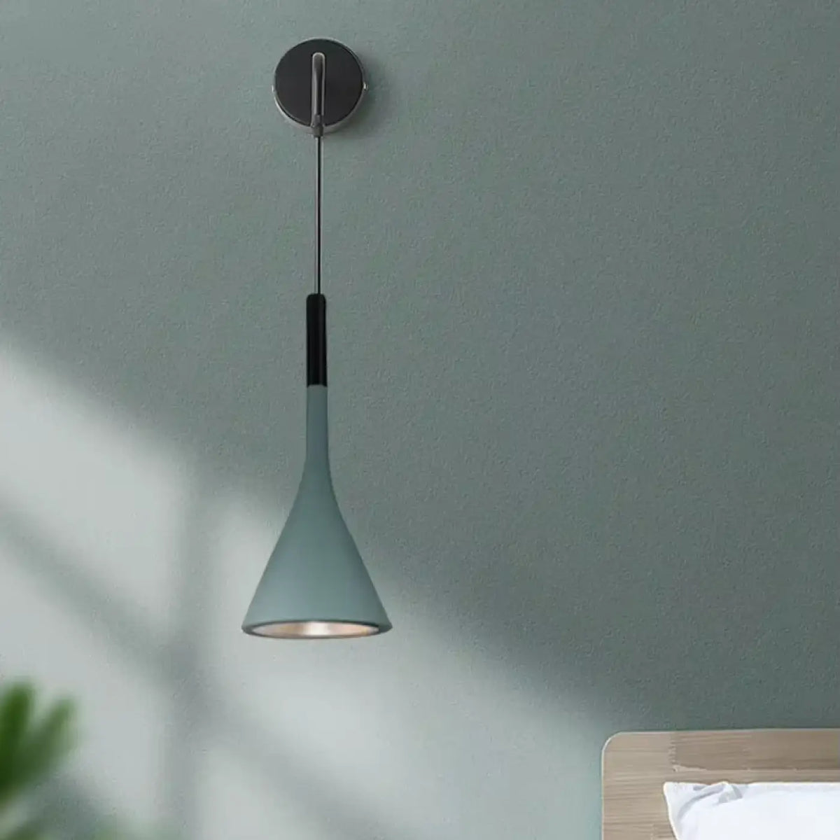 Applique tête de lit suspendue style scandinave, cinq coloris, vert