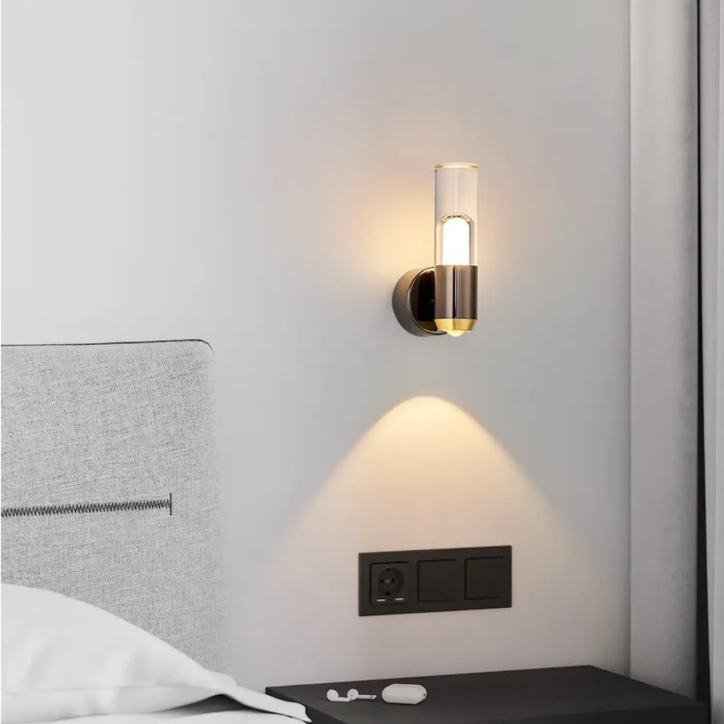 Applique murale de tête de lit avec ampoule G4