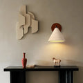 Applique murale triangle en pierre blanche naturelle